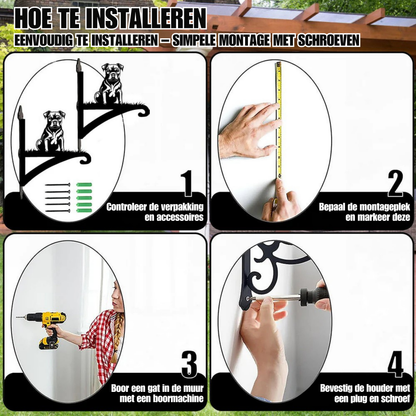Metalen hangbeugel – Staffordshire bullterriër