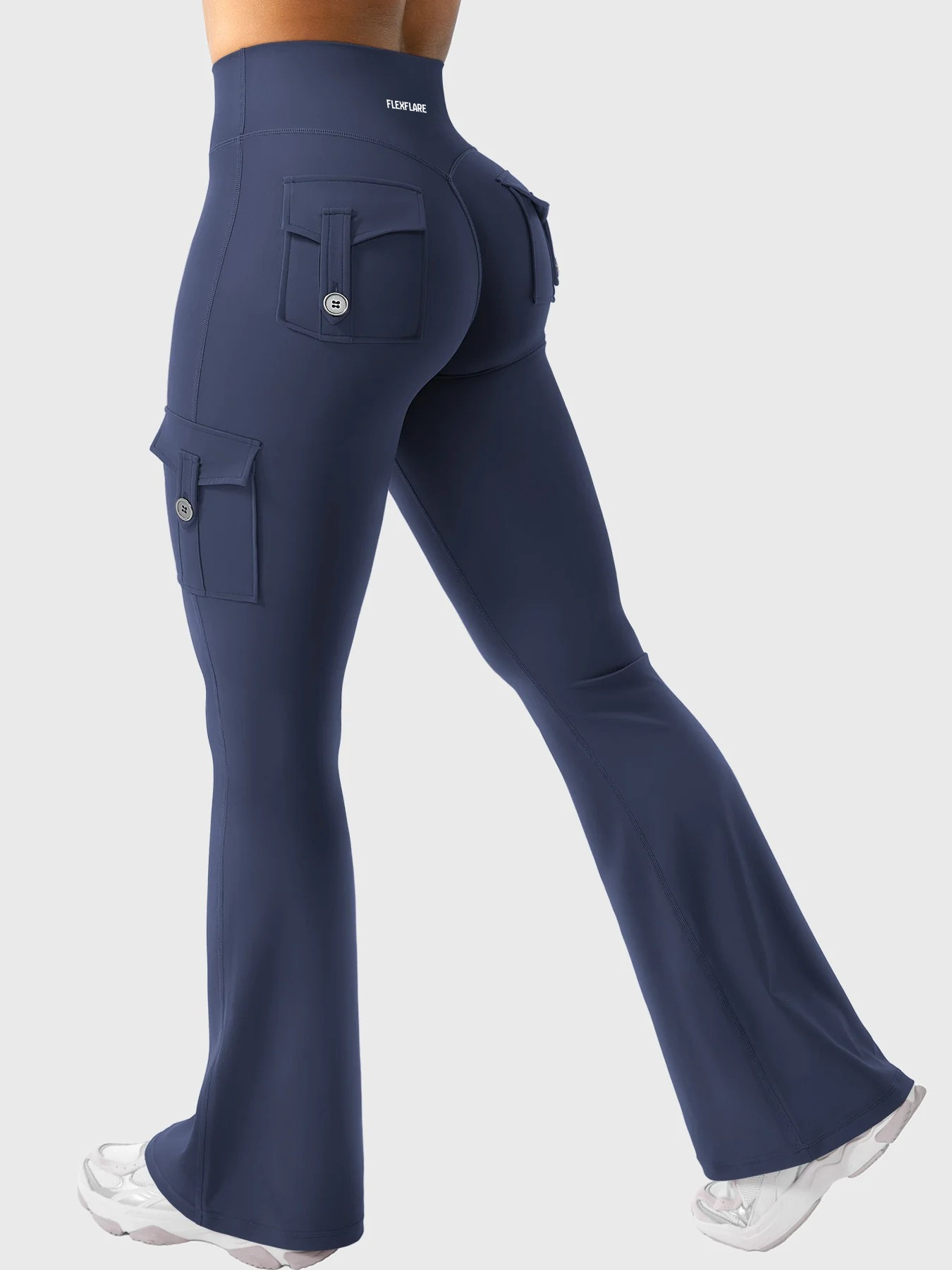FlexFlare | Cargo Legging - Marineblauw