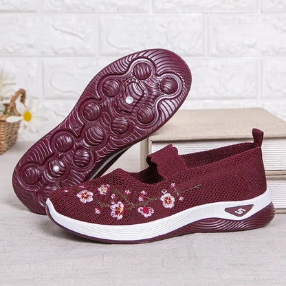 ErgoFlora – Bloemige Sneakers Met Orthopedisch Comfort