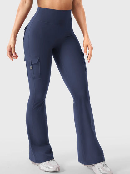 FlexFlare | Cargo Legging - Marineblauw