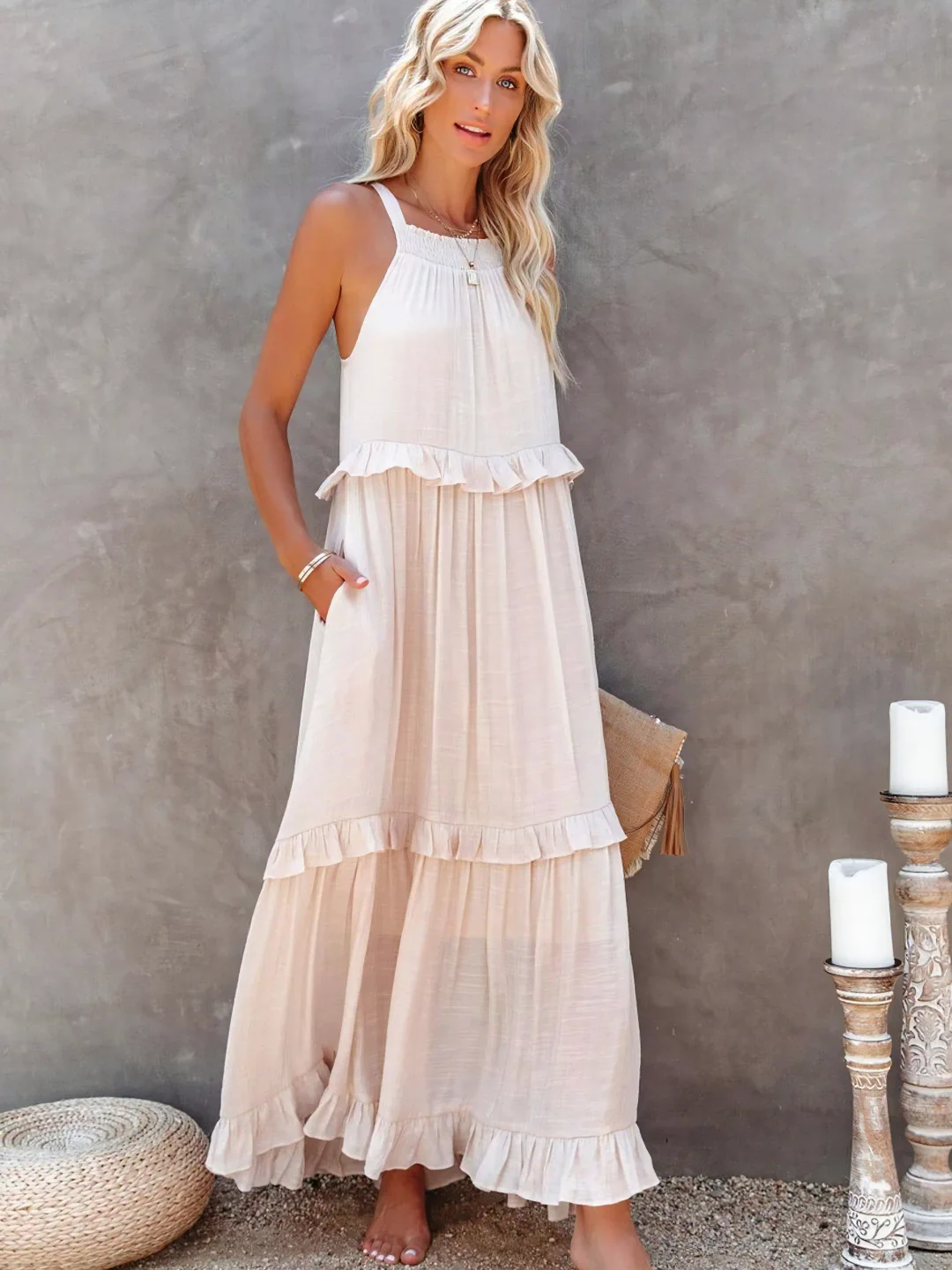 Elda Maxi Jurk – Zomers gemak met een vleugje elegantie