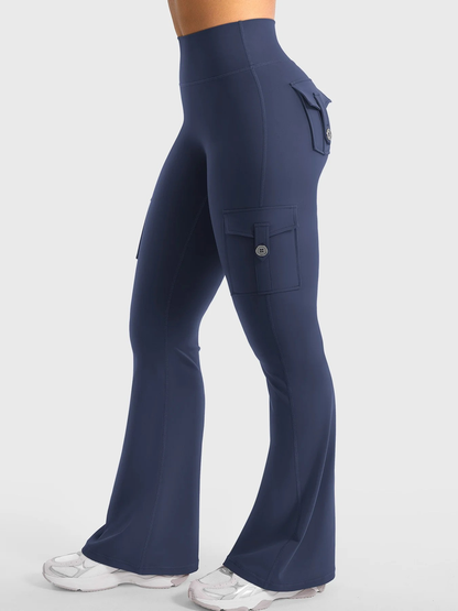 FlexFlare | Cargo Legging - Marineblauw