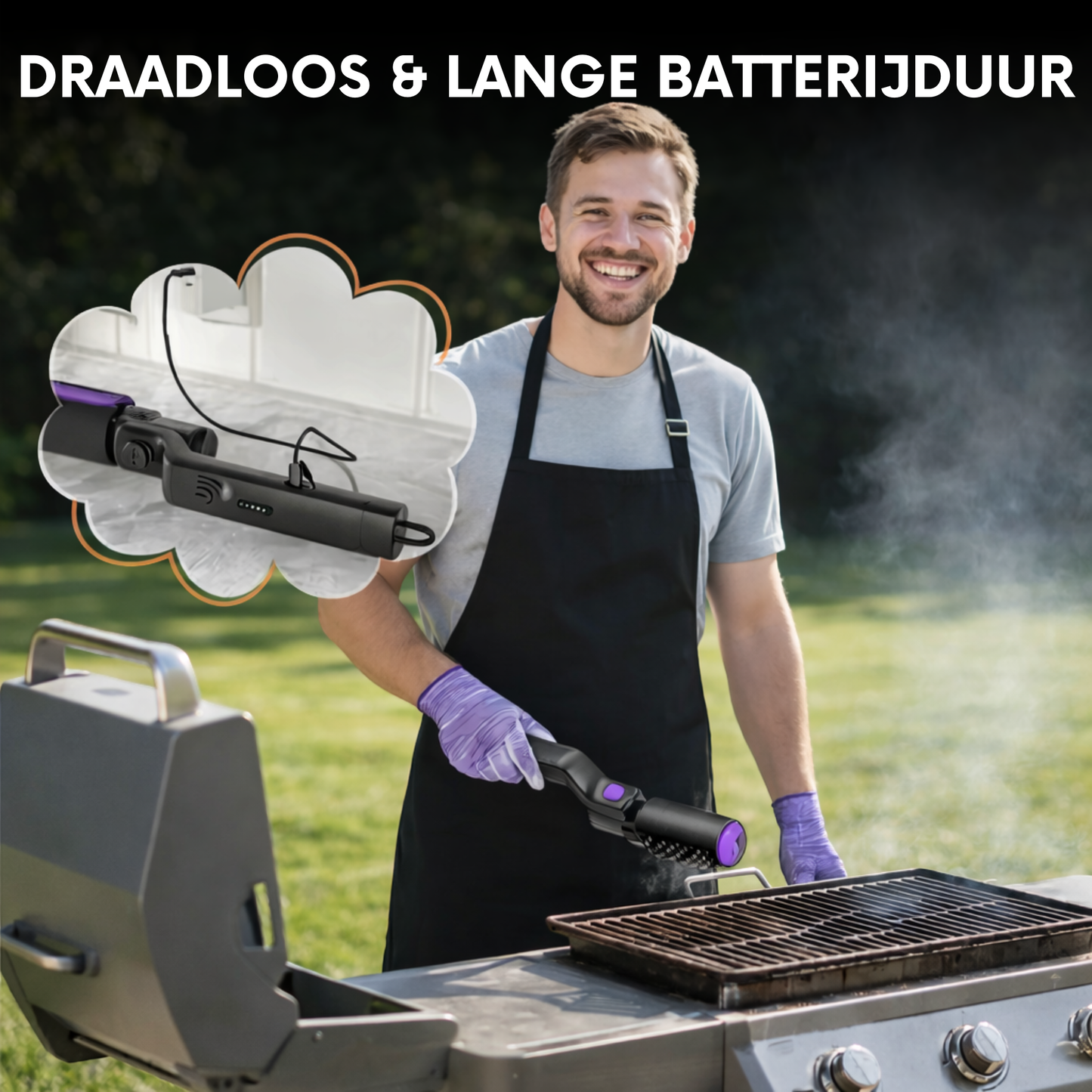 PowerScrub | Draadloze staalborstel