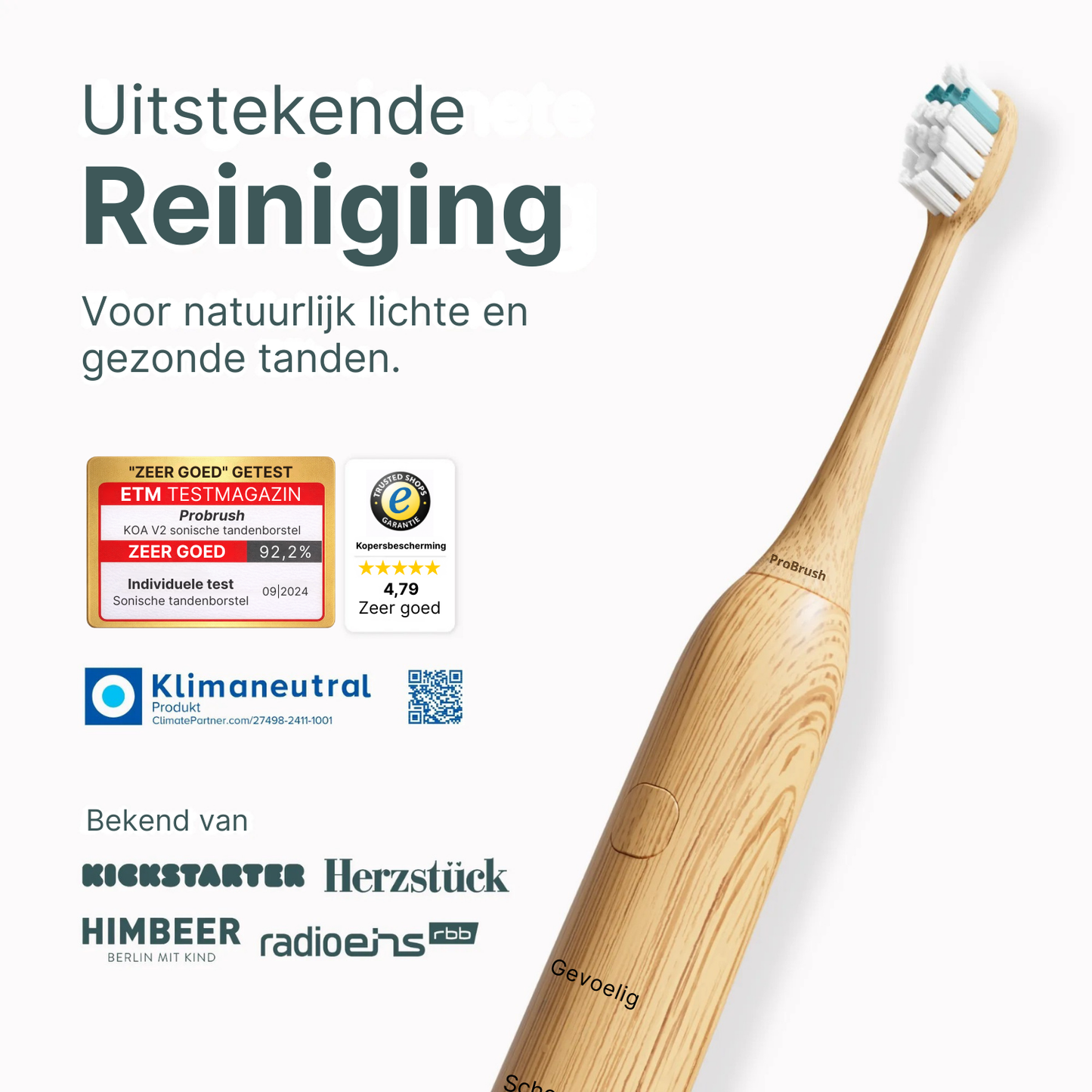 ProBush | Duurzame sonische tandenborstel