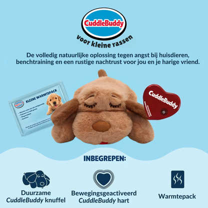 CuddleBuddy | Geeft kleine honden rust door een knuffelbare slaapgenoot