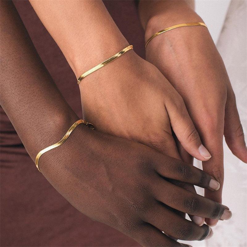 Vida Gold visgraatarmband