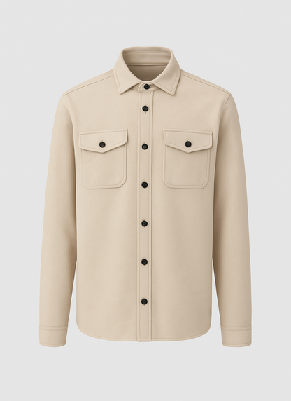Klassiek Overshirt – Tijdloze Lagenstijl met Comfortabele Pasvorm