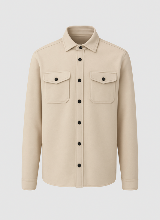Klassiek Overshirt – Tijdloze Lagenstijl met Comfortabele Pasvorm