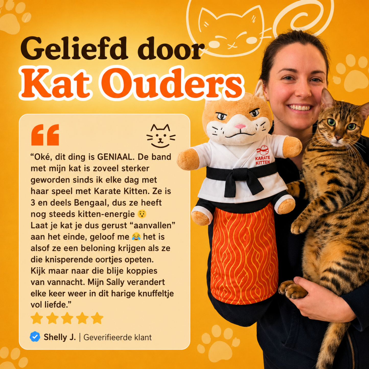 KarateKitten | Interactief kattenspeelgoed