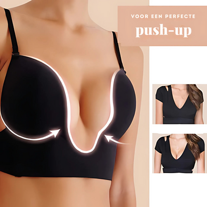 Open Rug Bh met Diepe Decolleté | Push Up & Stijlvol