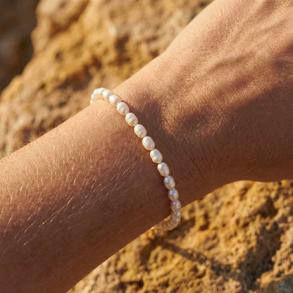 Armband van zoetwaterparels