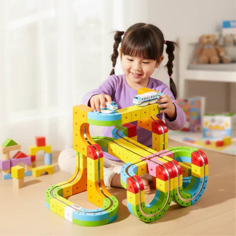 Cubix 3D-treinroutes met Mix-and-Match STEM