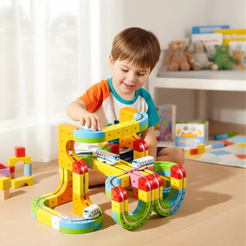 Cubix 3D-treinroutes met Mix-and-Match STEM