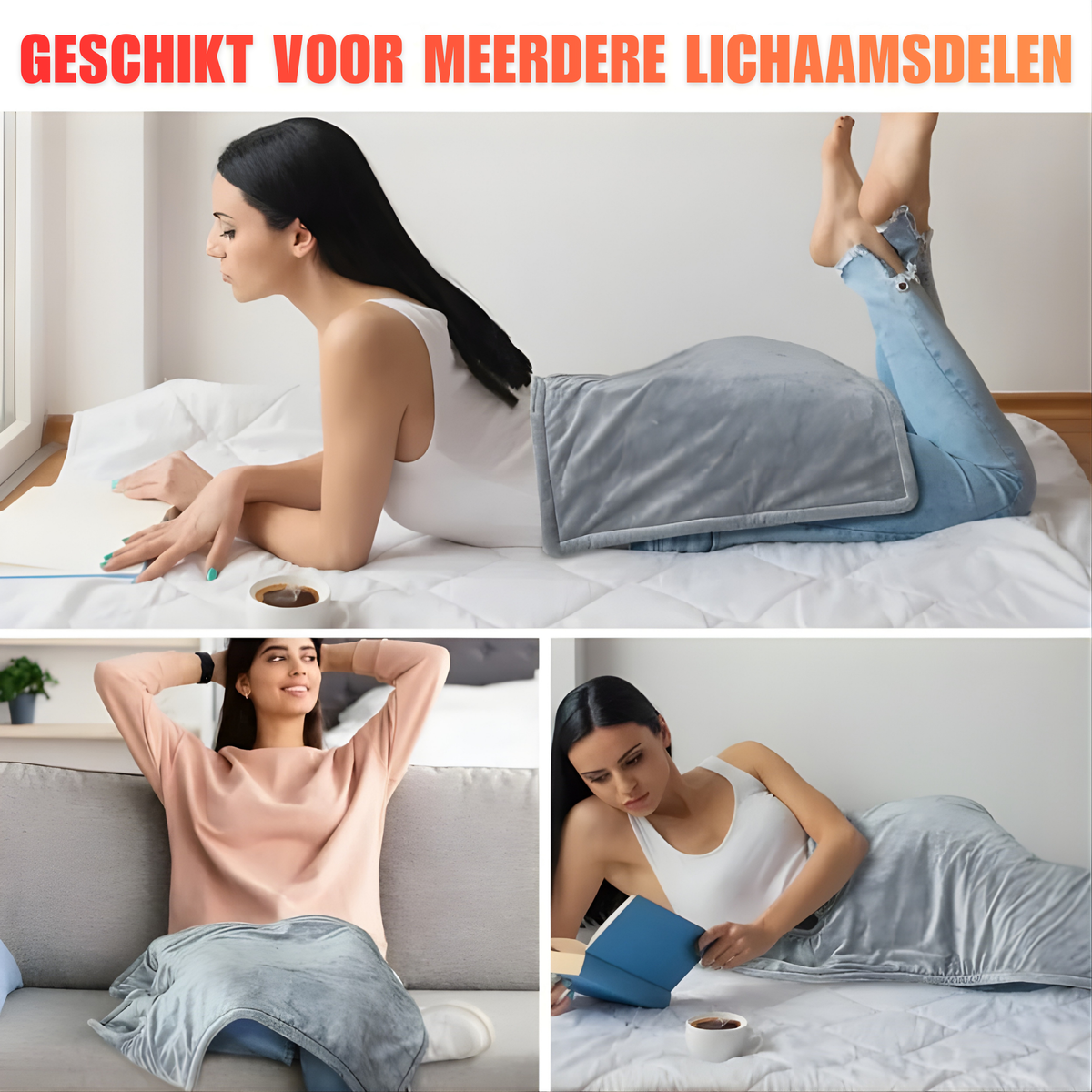Volledige Rug- en Schouderwarmtekussen – Comfort Dat Je Omsluit!