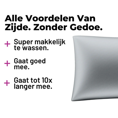 Luna Silk - Duurzame Bamboezijden Kussensloop