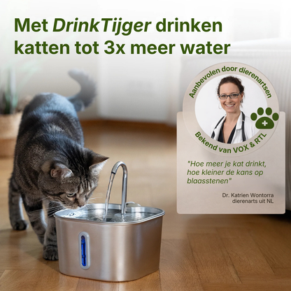 DrinkTijger Mini | Compacte drinkfontein