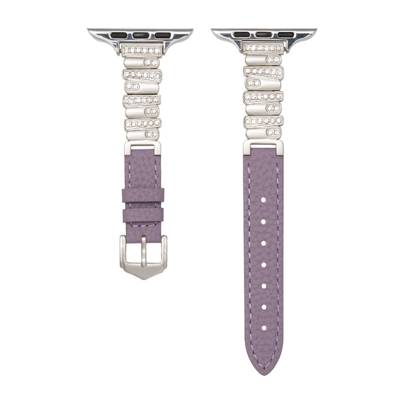 Onregelmatige Leren Band voor Apple Watch