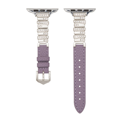 Onregelmatige Leren Band voor Apple Watch