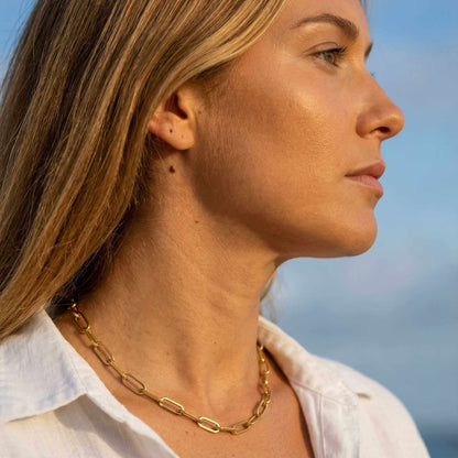 Ria-ketting met paperclipschakels