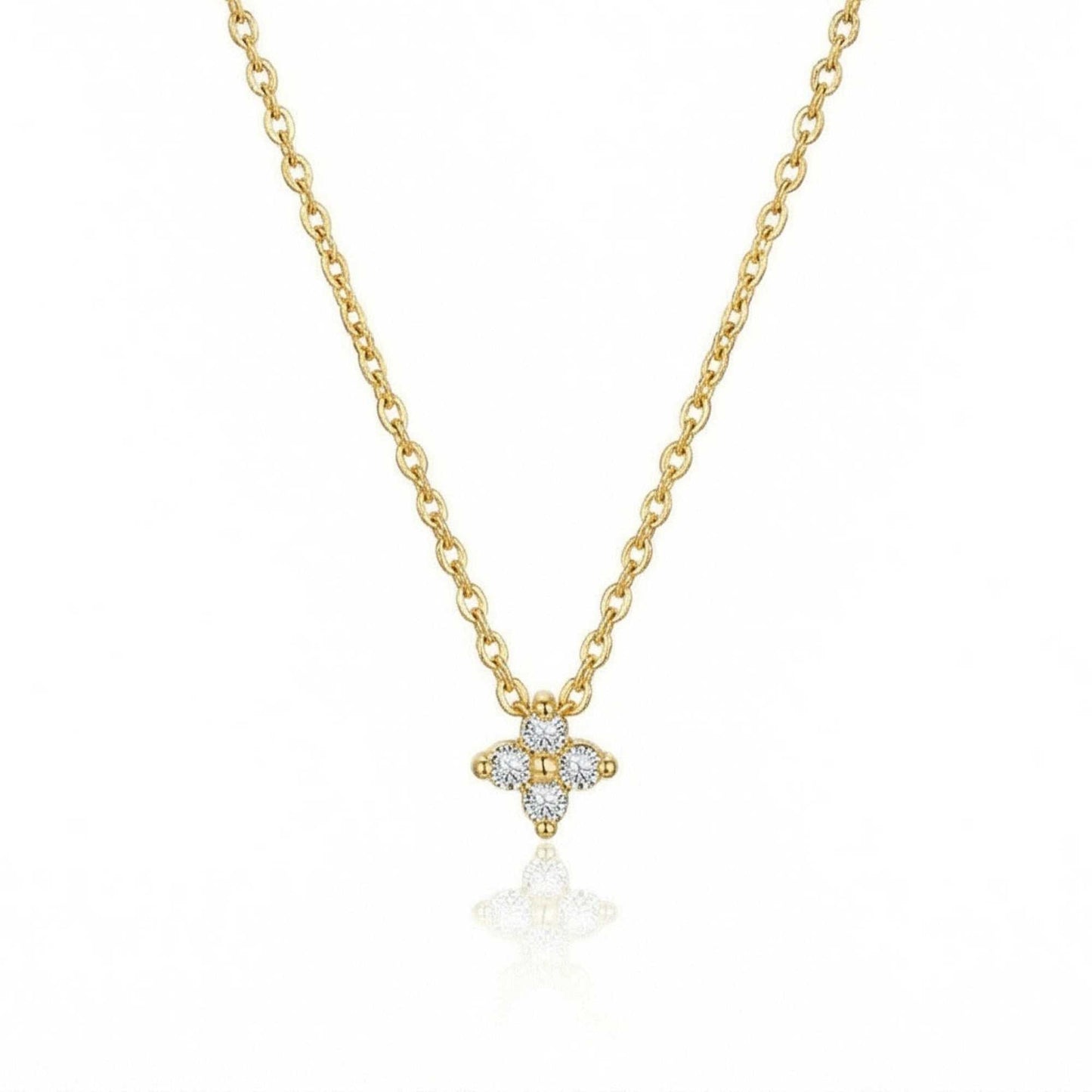 Kristallen bloemenketting