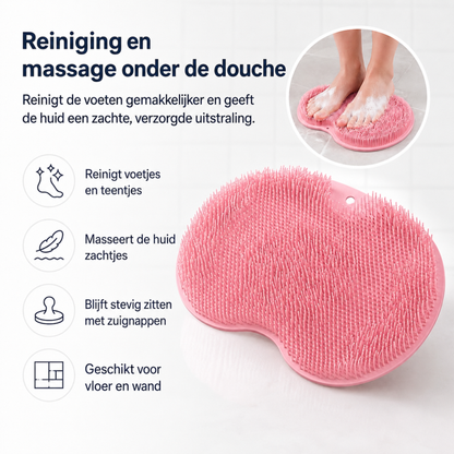Scrubby | Siliconen voet- en rugborstel