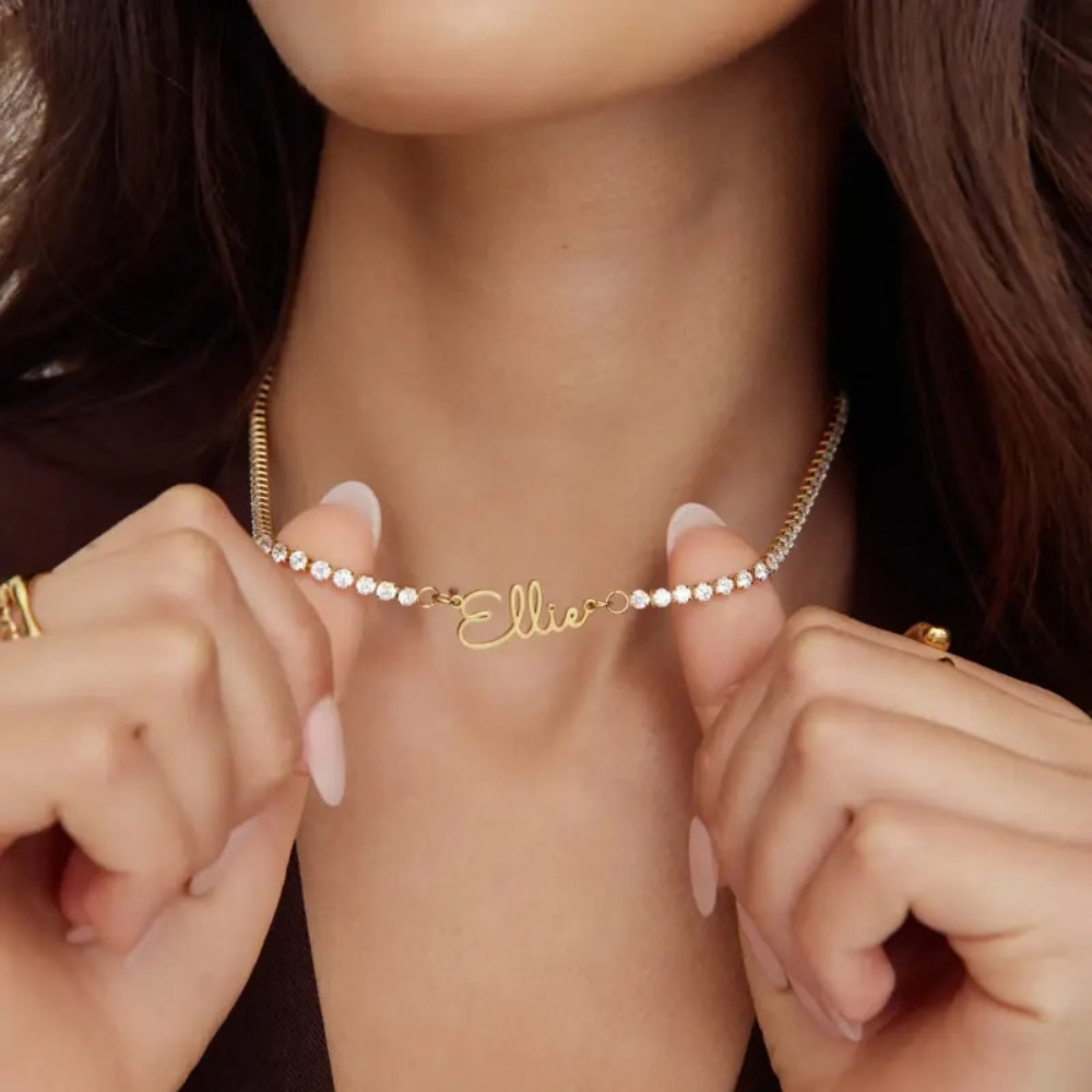 Luxette | Tennisketting met naam