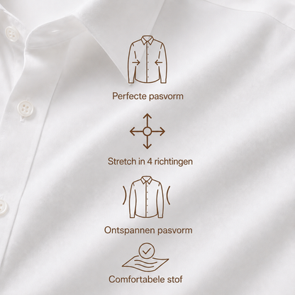 SharpEase | Stretch overhemd