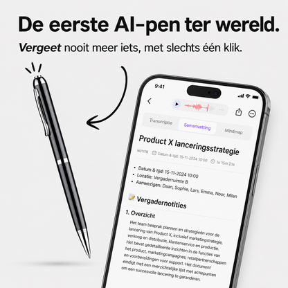Floatzy | AI Transcriptie-pen