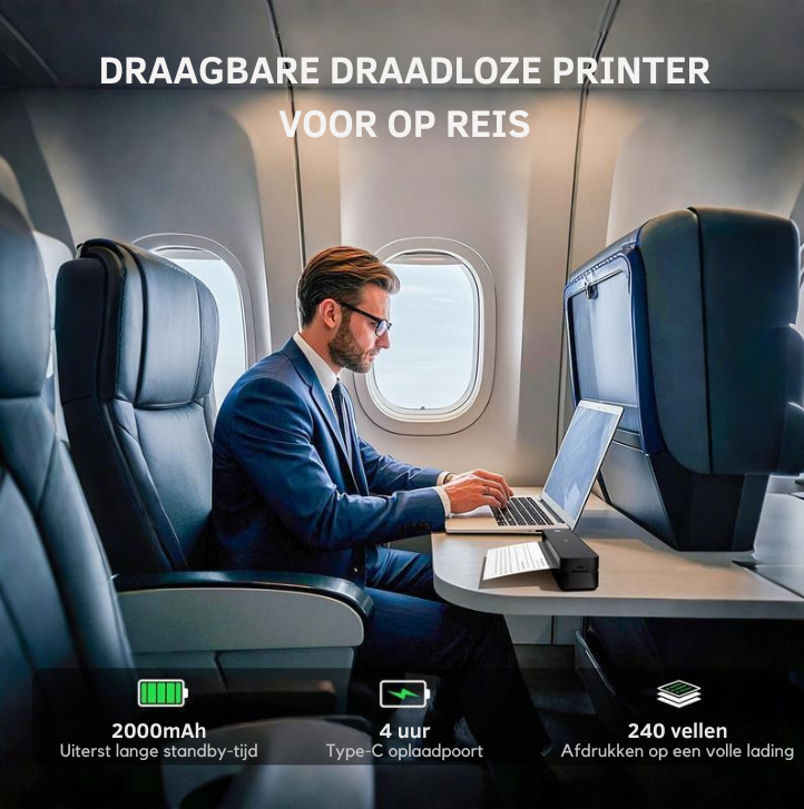 Inktloze Draagbare Printer