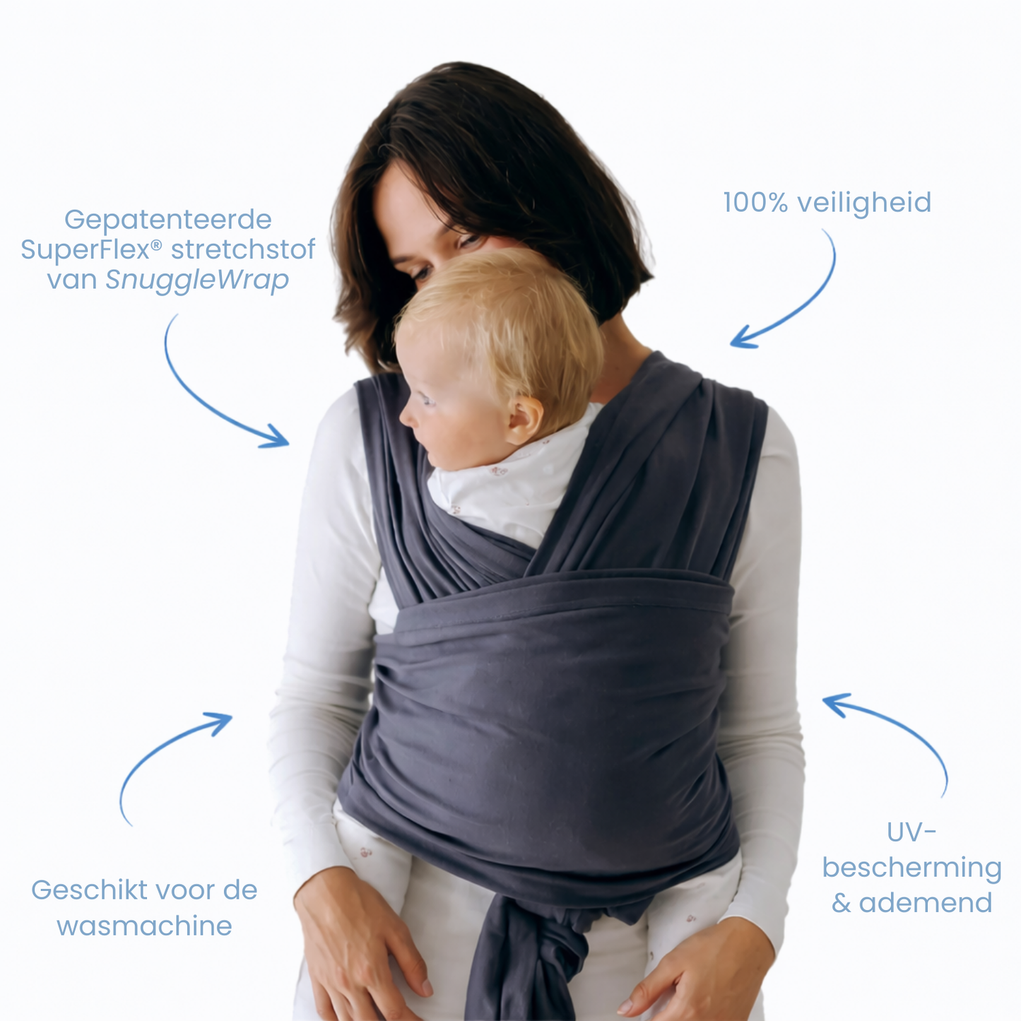 SnuggleWrap | Draag je baby comfortabel dicht bij je