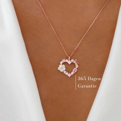 LustraGem | Sierlijke ketting met hartjeshanger