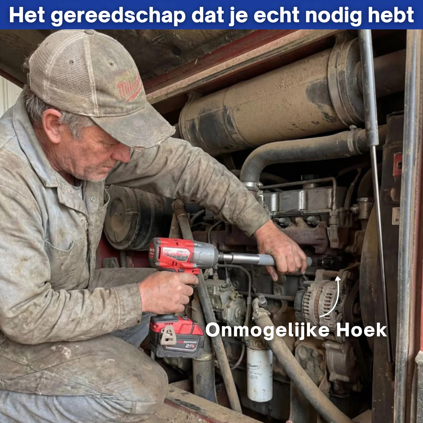 TorqueReach | Professionele Offset Verlengsleutel voor Ratelsleutels