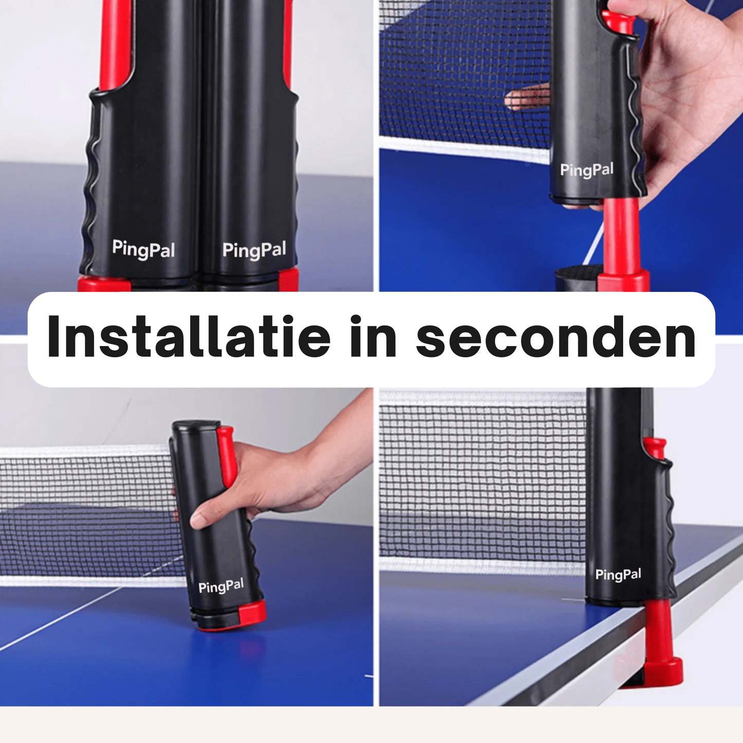PingPal | Instant tafeltennis set