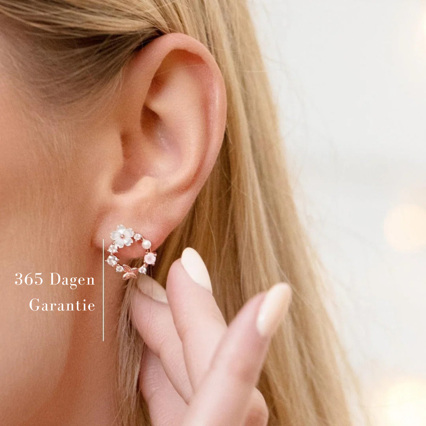 BlossGem | Sierlijke Oorbellen met lentebloemen