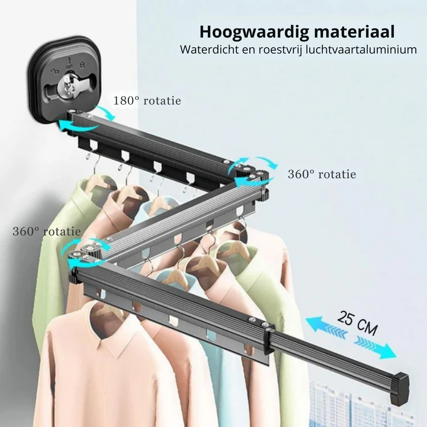 SlimDroog | Kleding Drogen met Weinig Ruimte