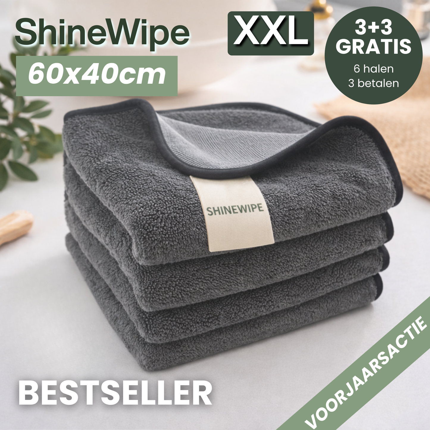 ShineWipe | High-density microvezeldoek