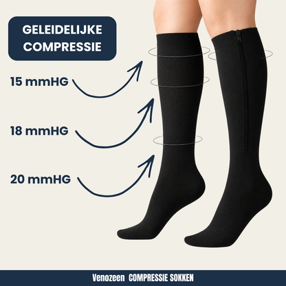 Venozeen | Compressiekous met zijrits