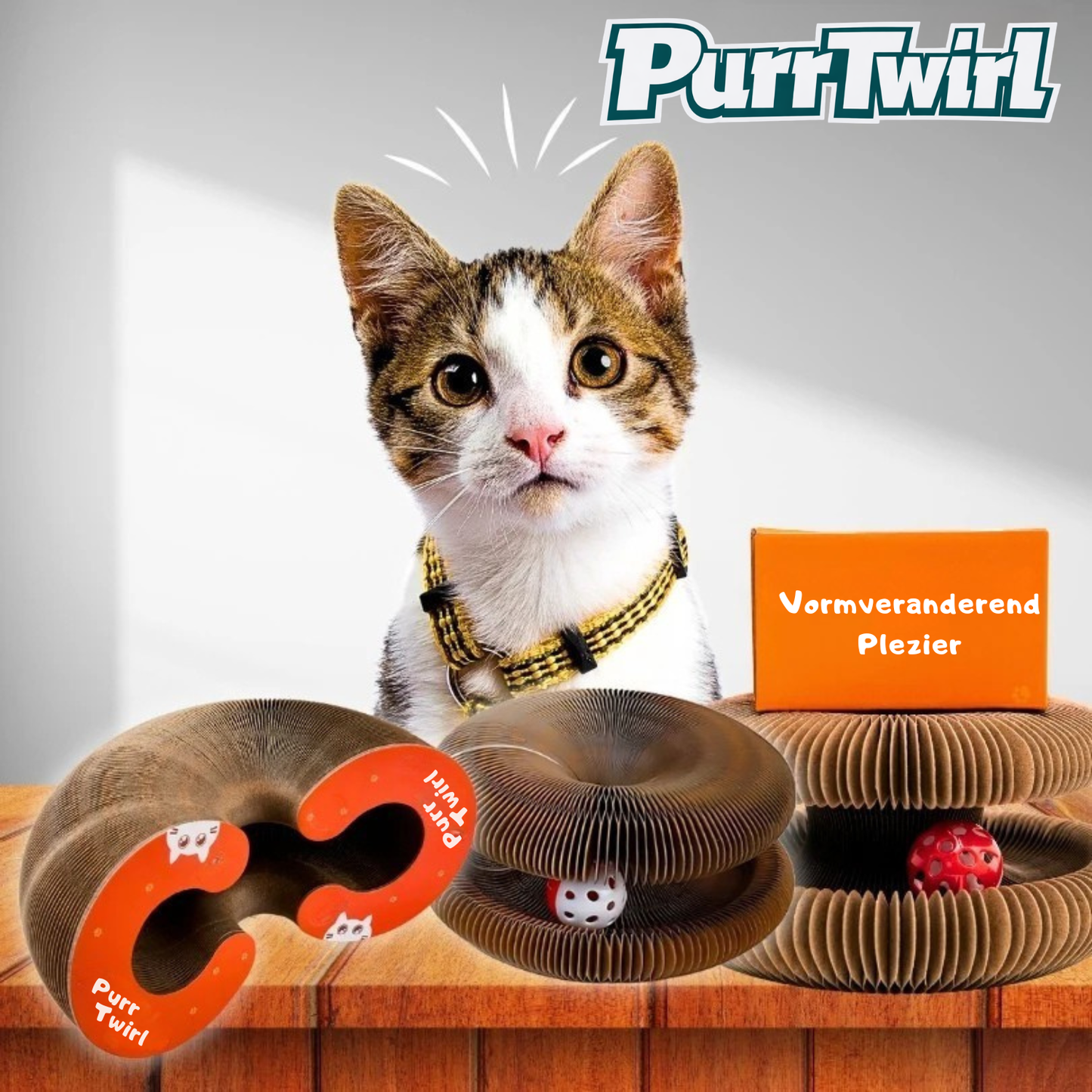 PurrTwirl | Interactieve Speelbaan voor Katten