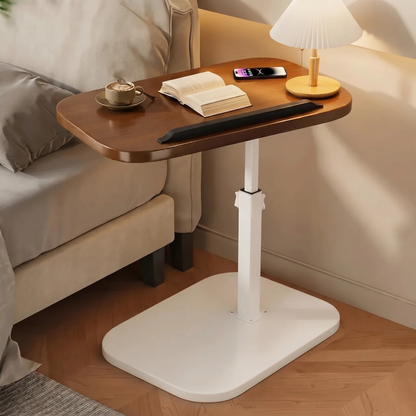 GlowTray | Draaibare stalen bijzettafel