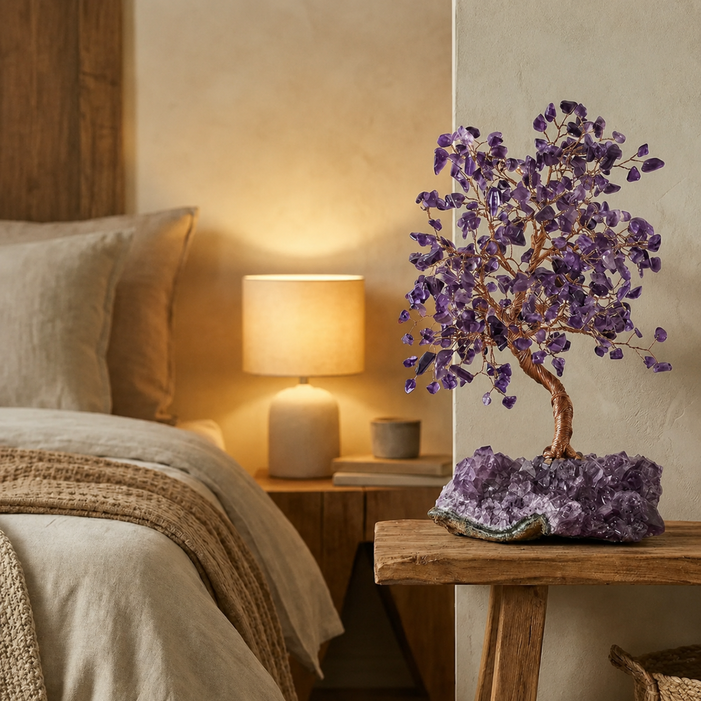 Rustgevende Amethist Feng Shui-boom