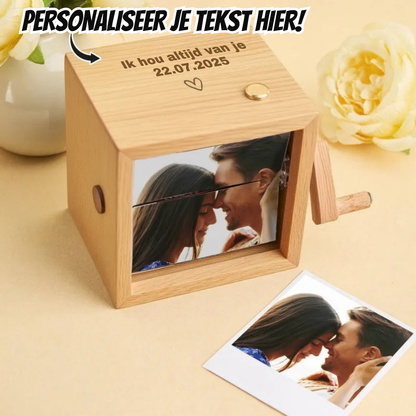 Memora | Luxe handgemaakte Flipbook-box: Jouw mooiste momenten, in beweging.