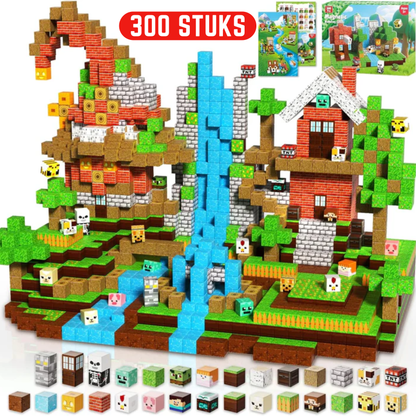 Bosleven - Magnetische Bouwblokjes | STEM Speelgoed | 2025 Dorpscollectie | 100–300 Stuks |