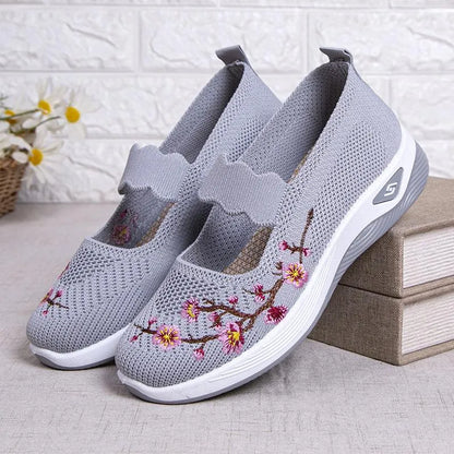 ErgoFlora – Bloemige Sneakers Met Orthopedisch Comfort