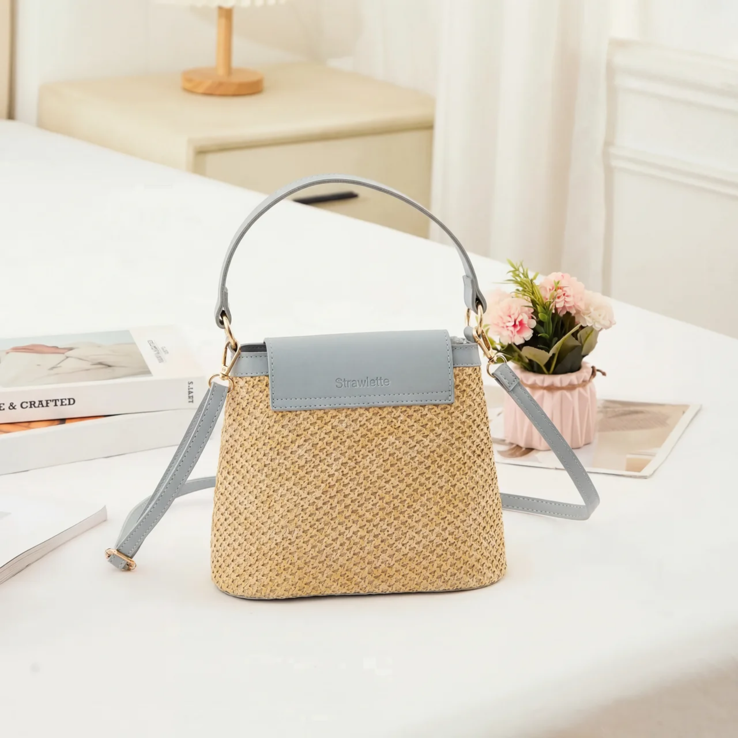 Strawlette | Handgeweven design-bag