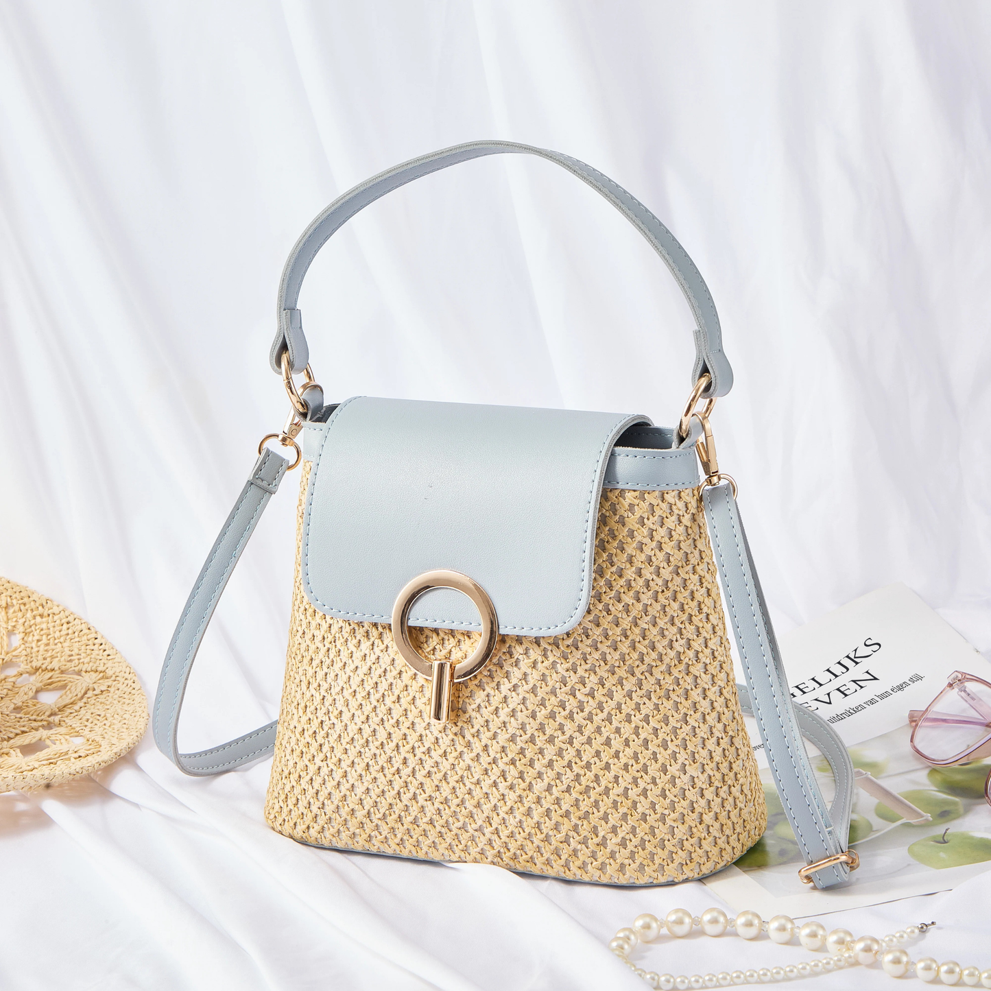 Strawlette | Handgeweven design-bag