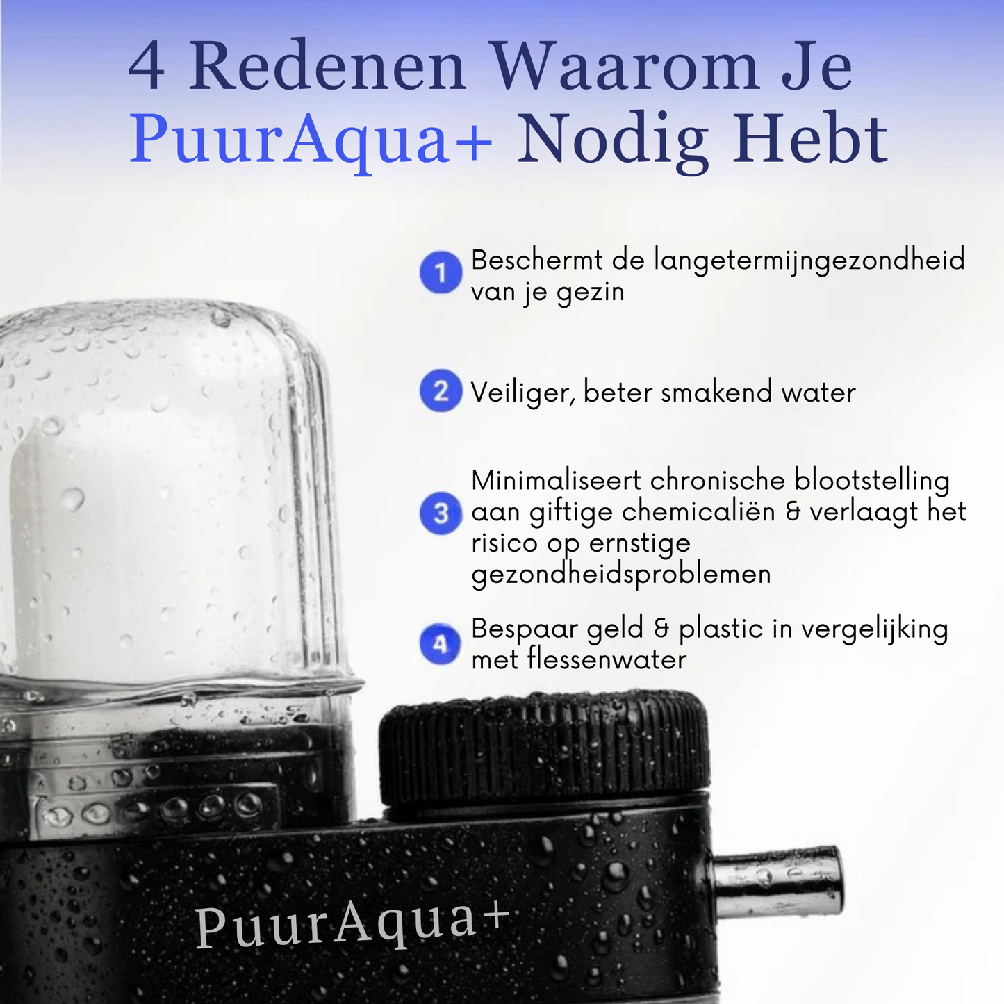 PuurAqua+ Kraanwaterfilter