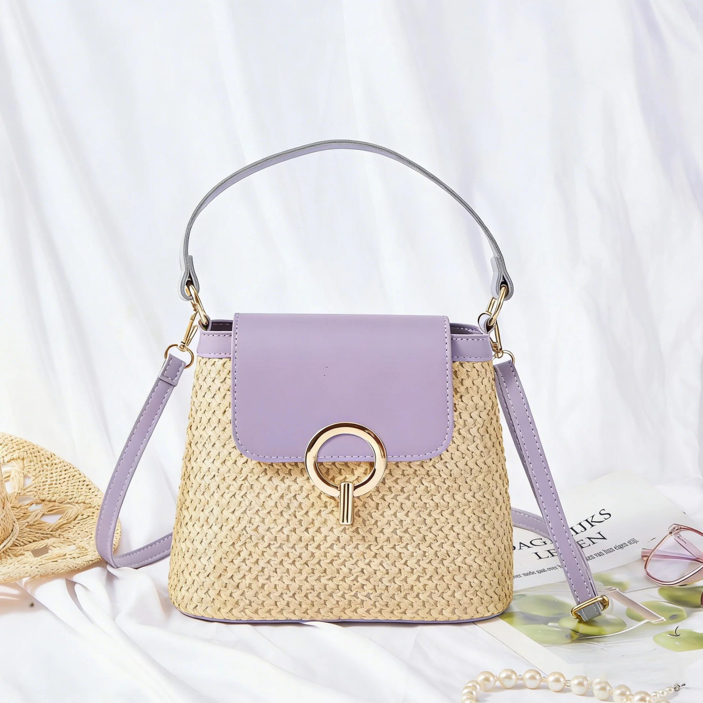 Strawlette | Handgeweven design-bag