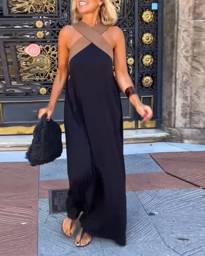Luxe Halter Maxidress