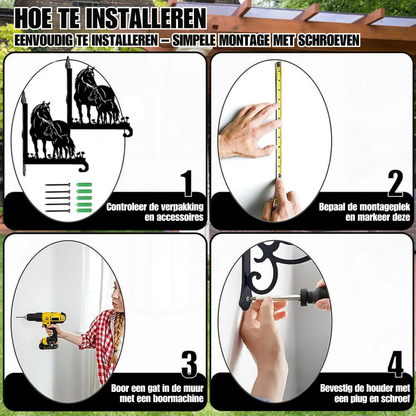 Metalen hangbeugel - Paard