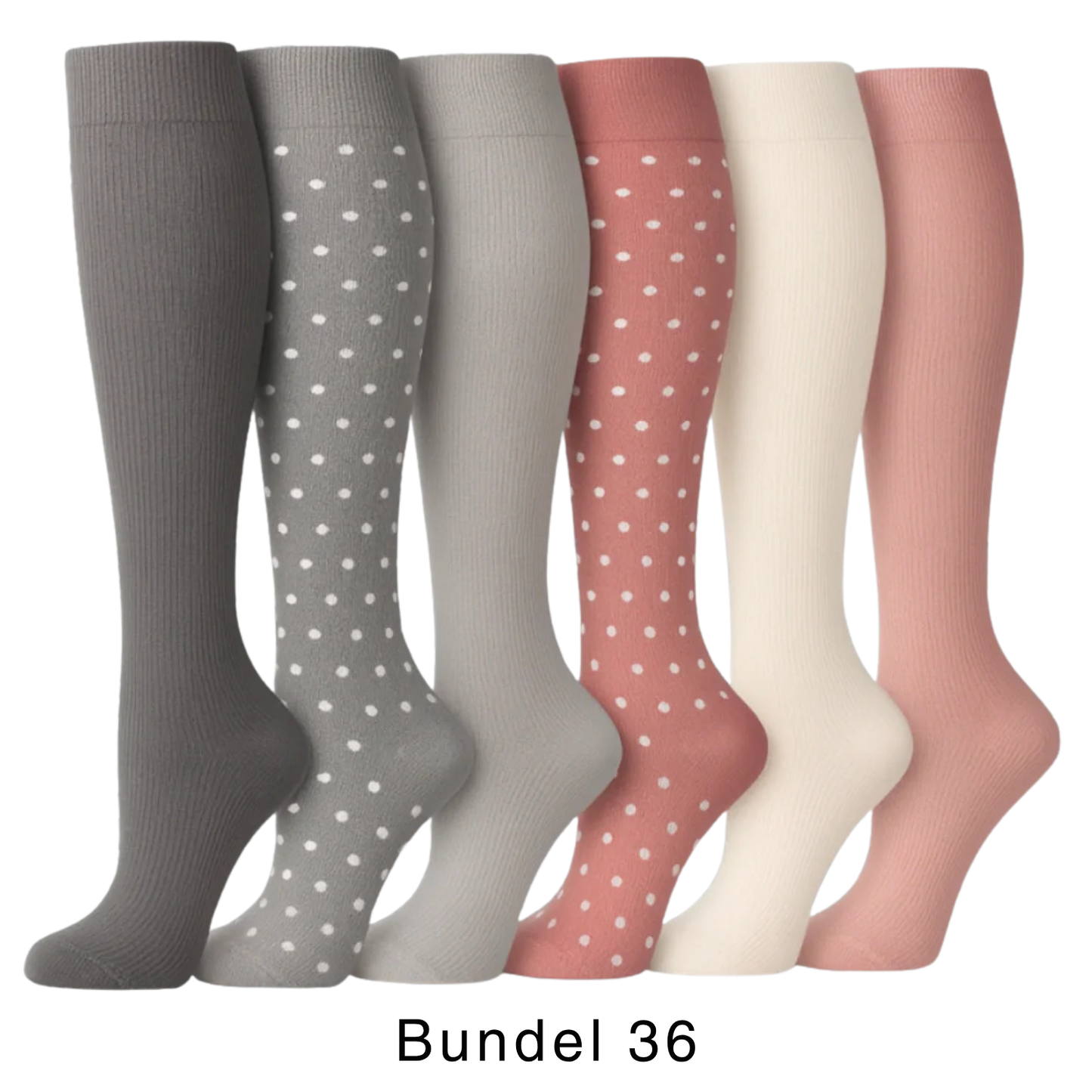 Colorify | Kleurrijke compressiekous (6 paar)